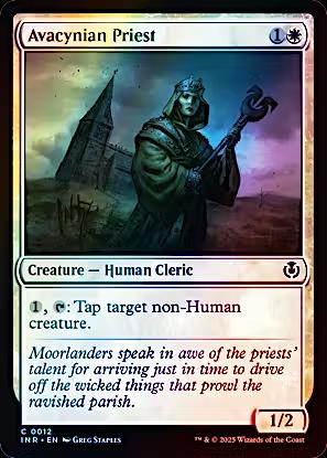 Avacynian Priest [Foil] #12