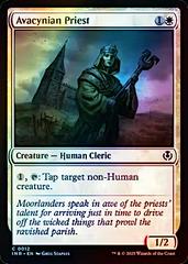 Avacynian Priest [Foil] #12