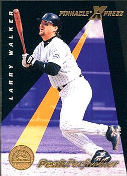Larry Walker #138 Baseball Cards 1997 Pinnacle X Press