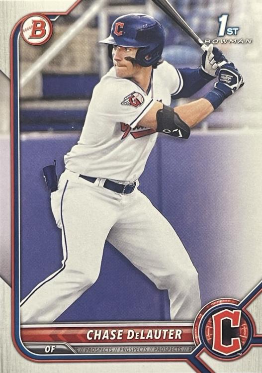 Chase DeLauter #BD-49 2022 Bowman Draft Baseball