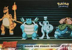 Round One Equals Defeat #26 from Pokemon 1999 Topps Movie set