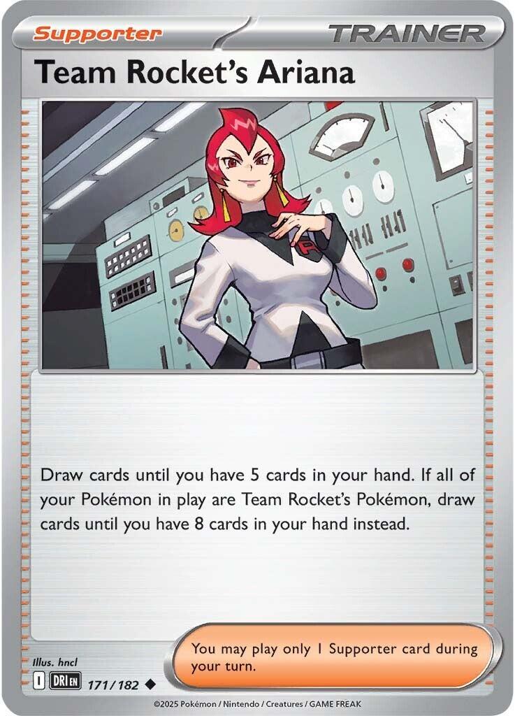 Team Rocket's Ariana #171 Pokemon Destined Rivals