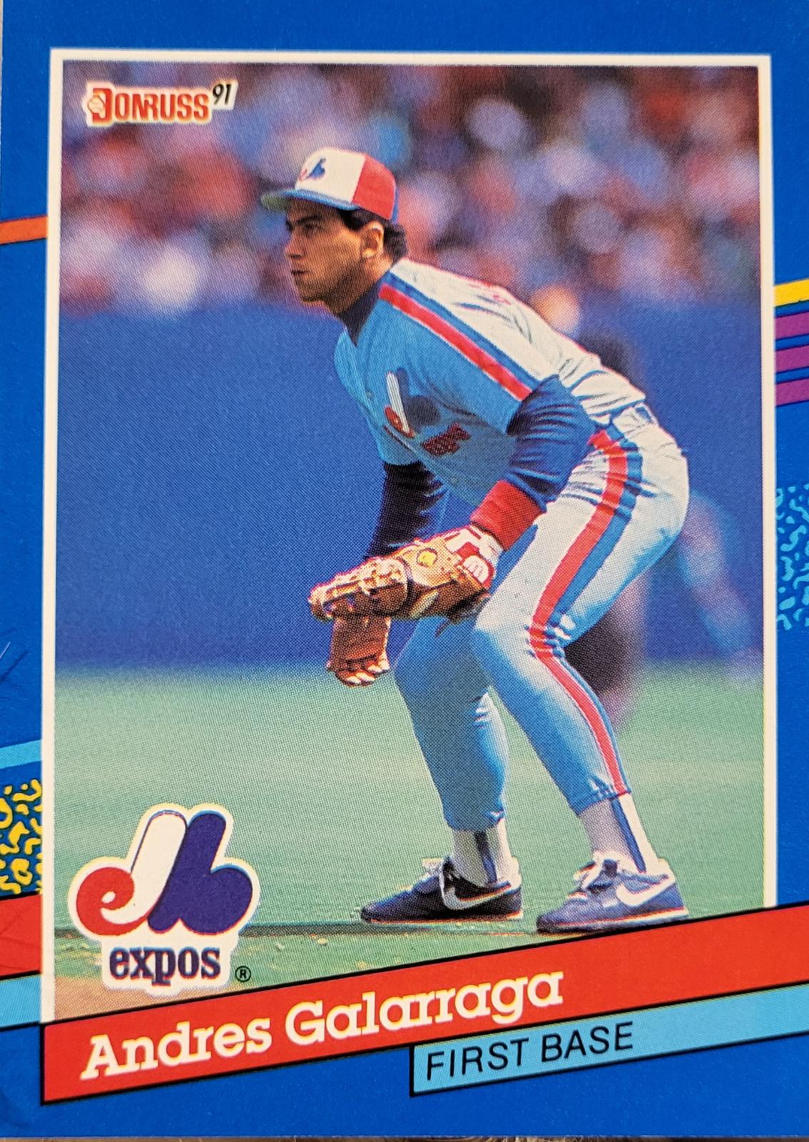 Andres Galarraga #68 Baseball Cards 1991 Donruss