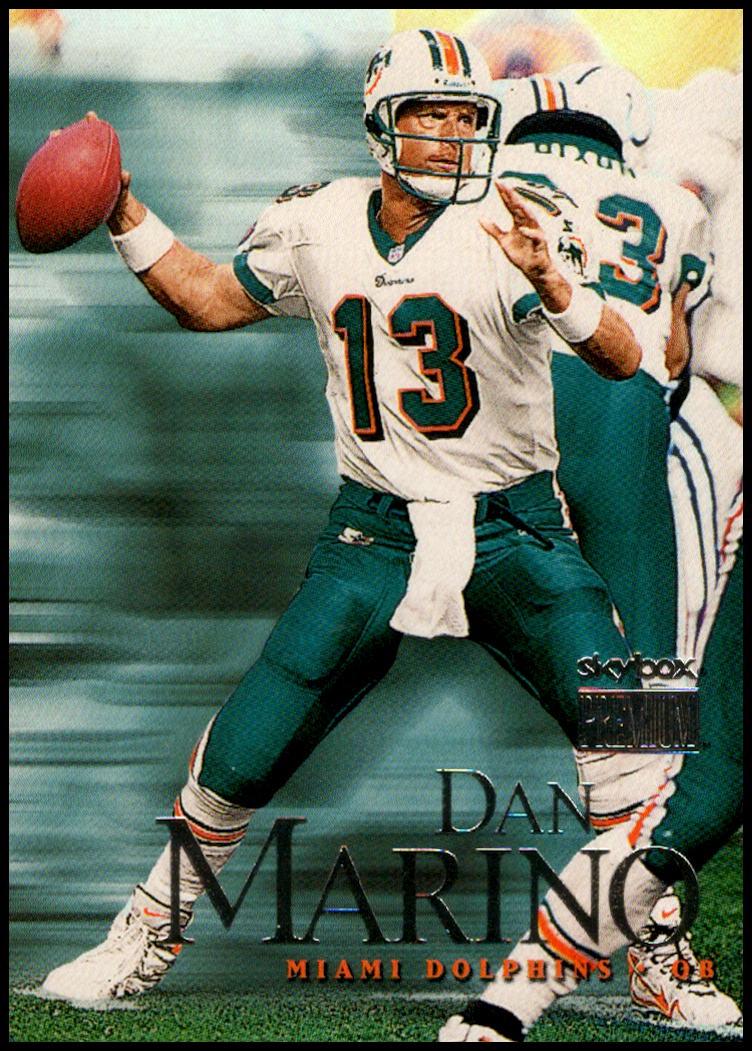 Dan Marino #186 Football Cards 1999 Skybox Premium