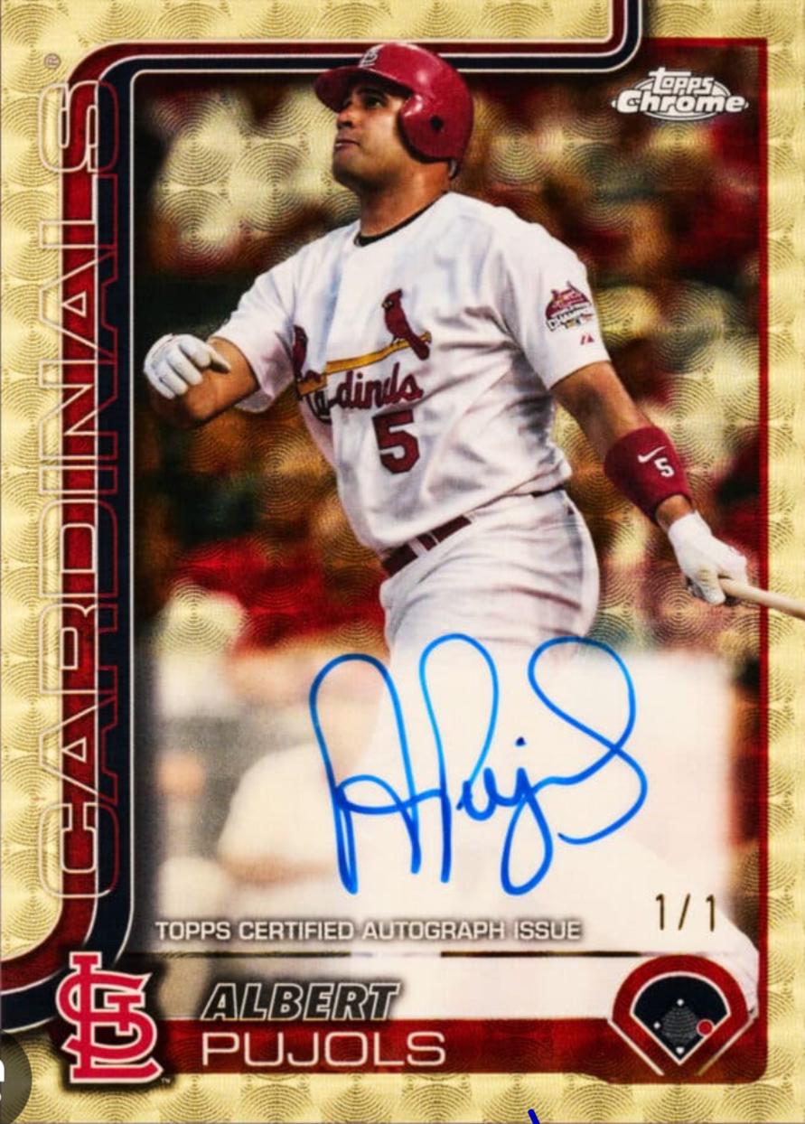 Albert Pujols [Superfractor] #CLA-APU Prices | 2025 Topps Chrome