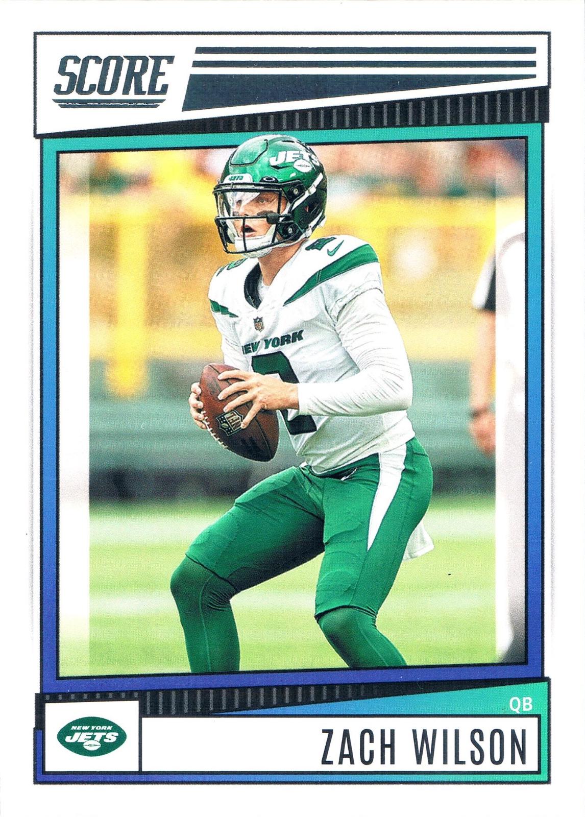 Zach Wilson #295 2022 Panini Score Football