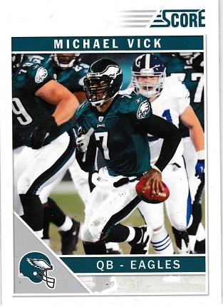 Michael Vick #224 Football Cards 2011 Panini Score