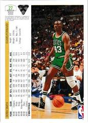 Back Of Card | Derek Smith Basketball Cards 1991 Upper Deck