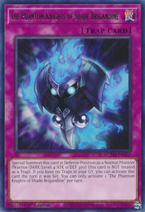 The Phantom Knights of Shade Brigandine MZTM-EN107 YuGiOh Maze of the Master