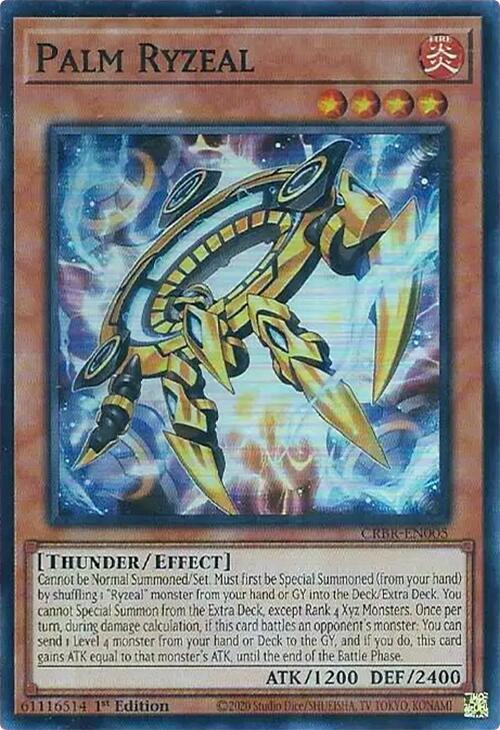 Palm Ryzeal CRBR-EN005 YuGiOh Crossover Breakers
