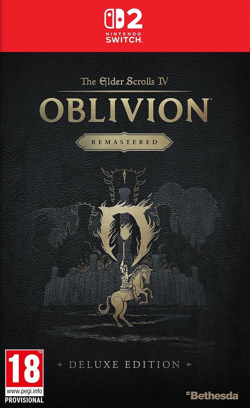 Carátula de The Elder Scrolls IV: Oblivion Remastered (Deluxe Edition) - UK (Import) para Switch 2 (edición PAL España)