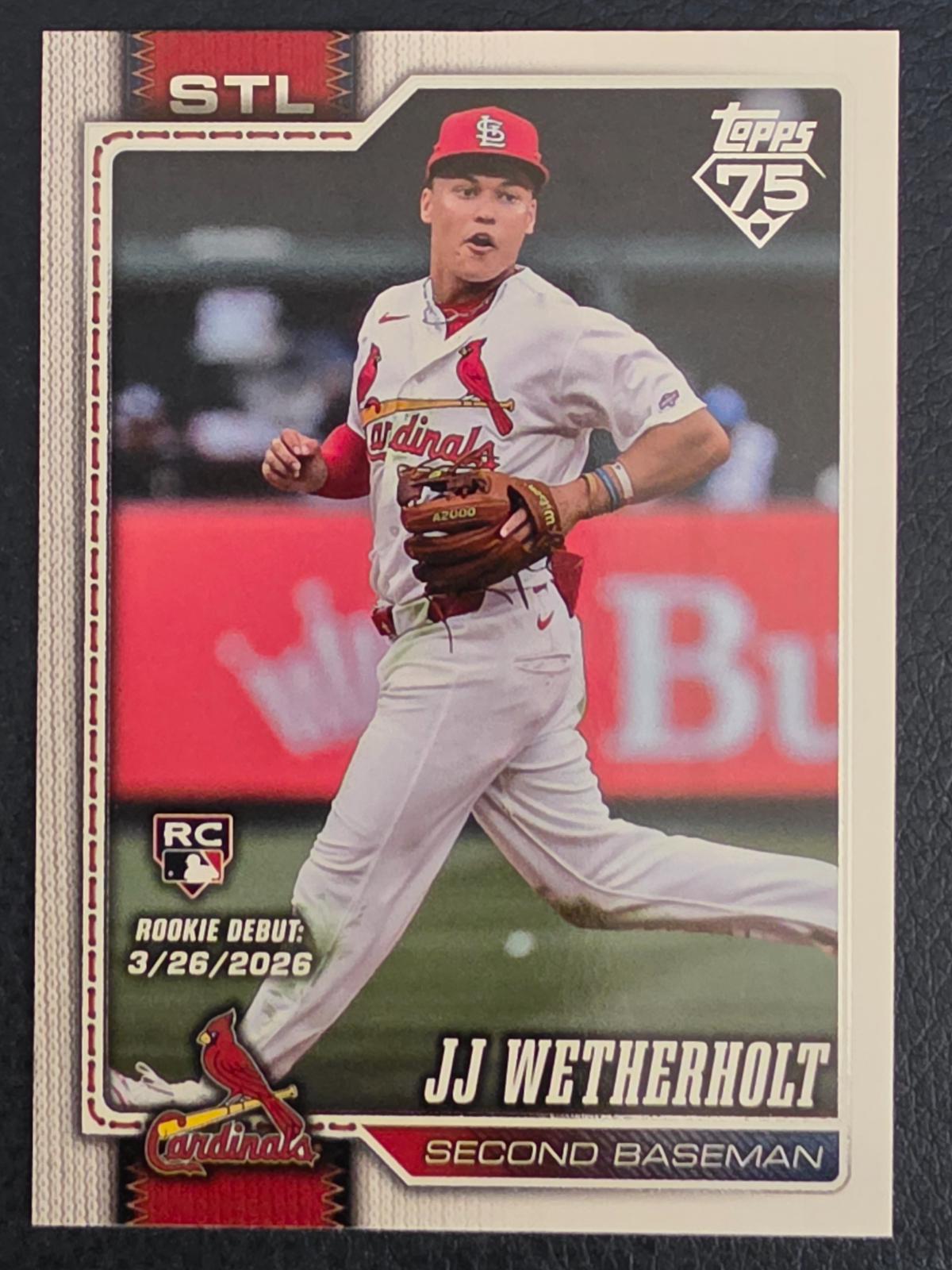 JJ Wetherholt #US245 Prices [Rookie] | 2026 Topps Update | Baseball Cards