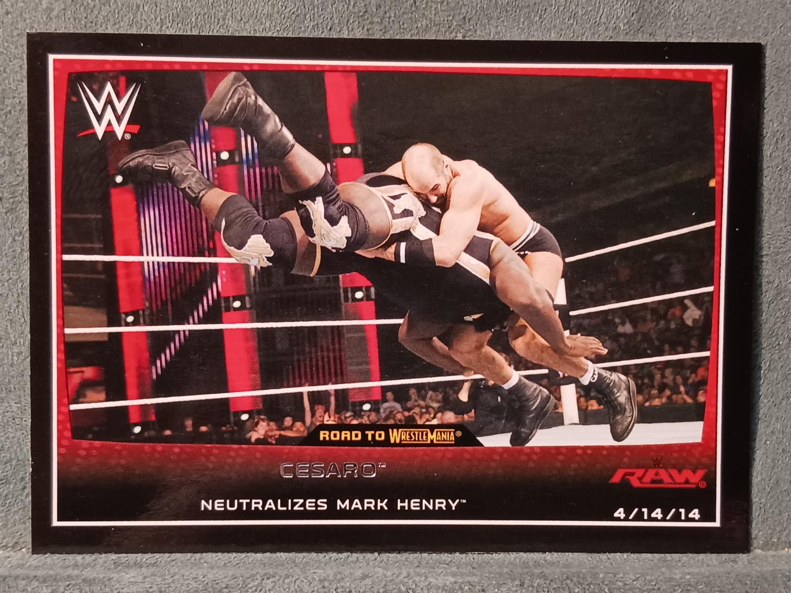 Cesaro #6 Wrestling Cards 2015 Topps WWE Road to Wrestlemania