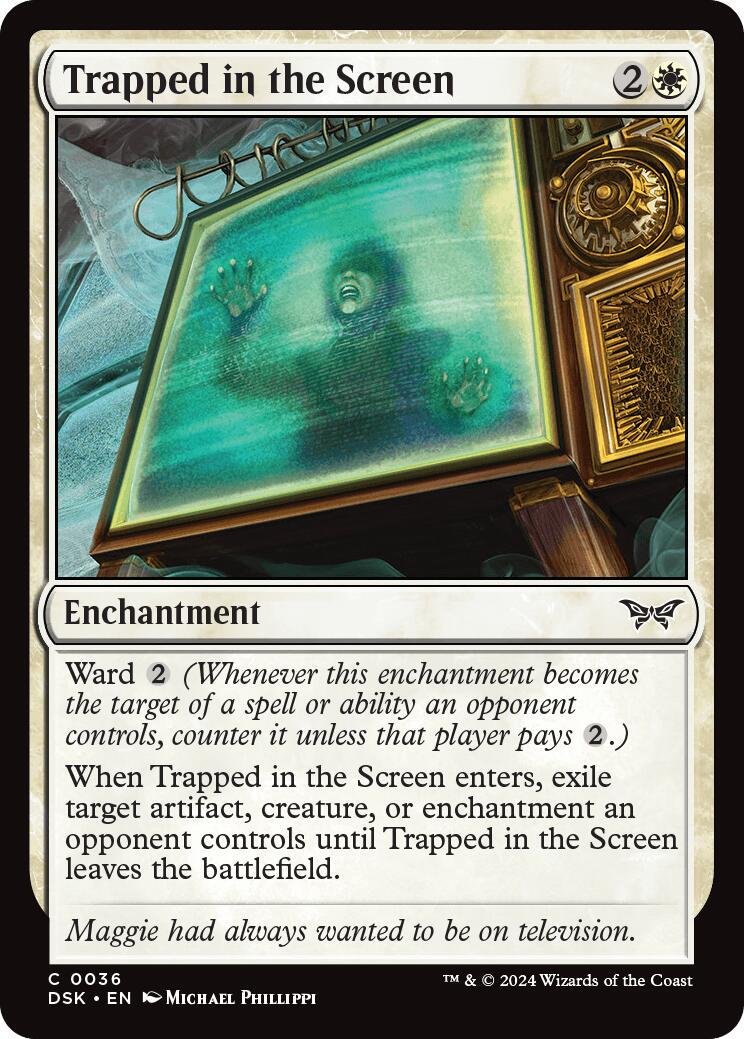 Tap to enlarge Trapped in the Screen, Magic Duskmourn: House of Horror