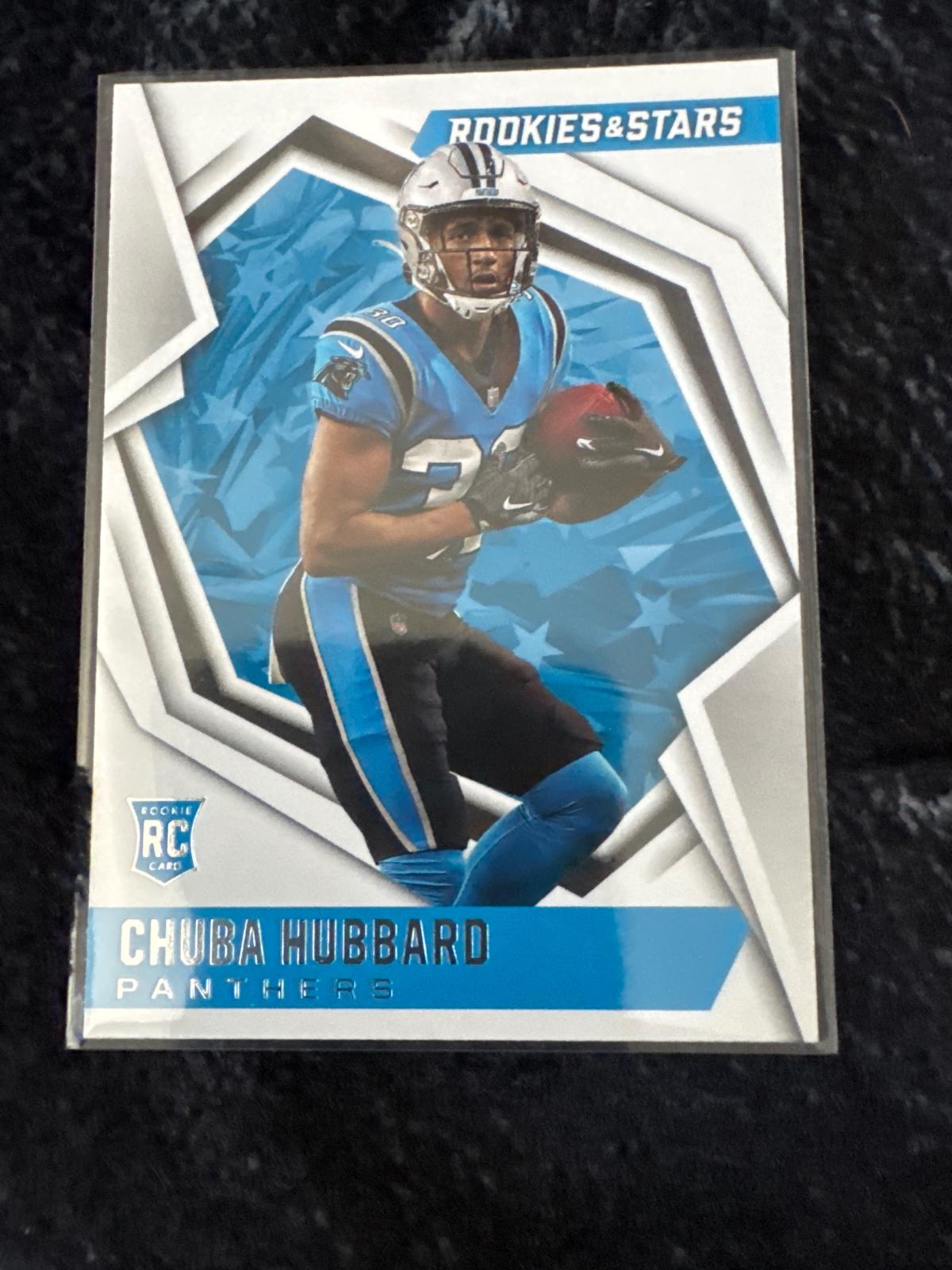 Chuba Hubbard #125 Football Cards 2021 Panini Rookies and Stars