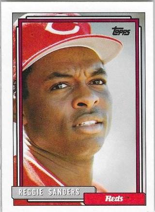 Reggie Sanders #283 Baseball Cards 1992 Topps
