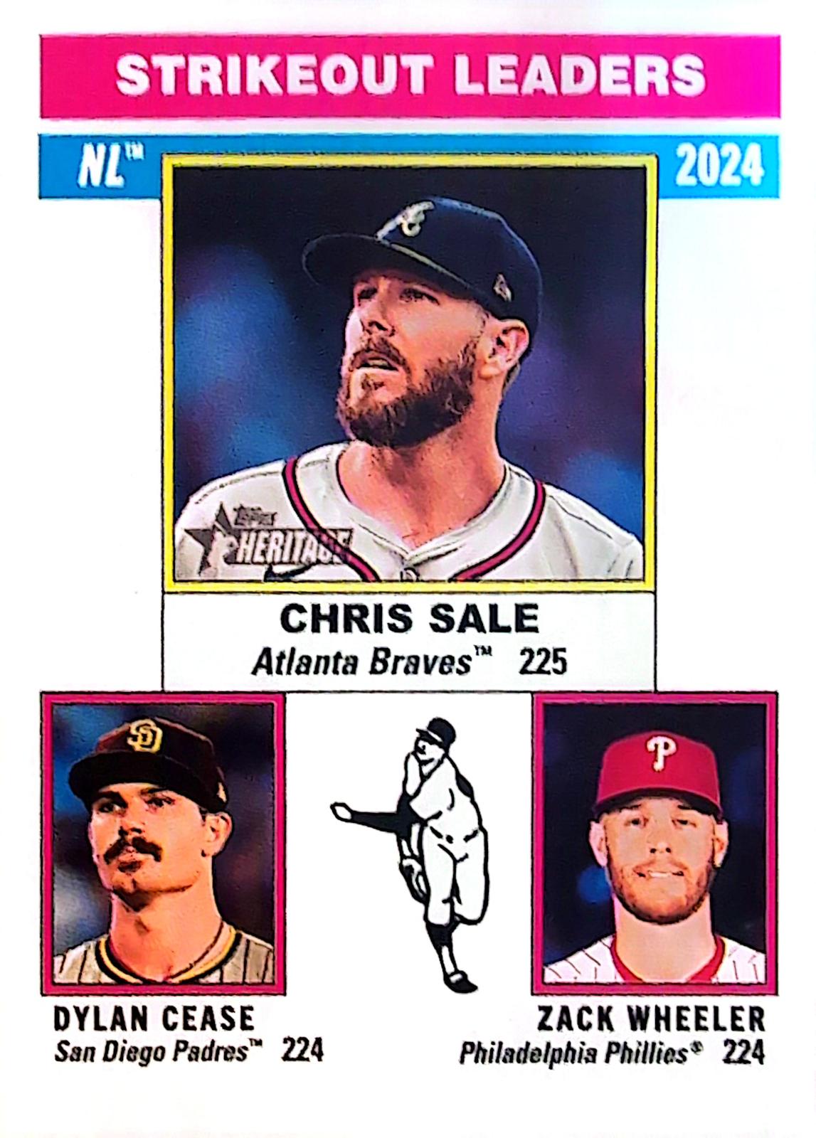 Chris Sale #203 Baseball Cards 2025 Topps Heritage