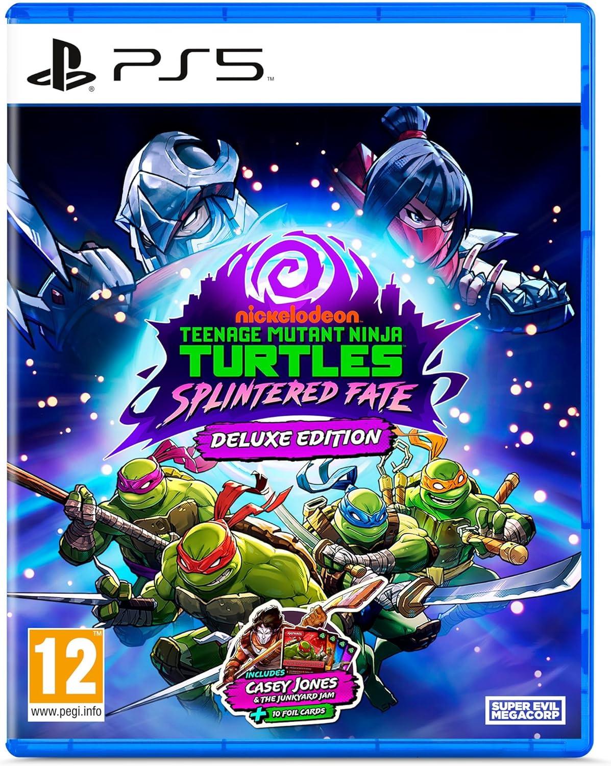 Carátula de Teenage Mutant Ninja Turtles: Splintered Fate Deluxe Edition (Import) para PS5 (edición PAL España)