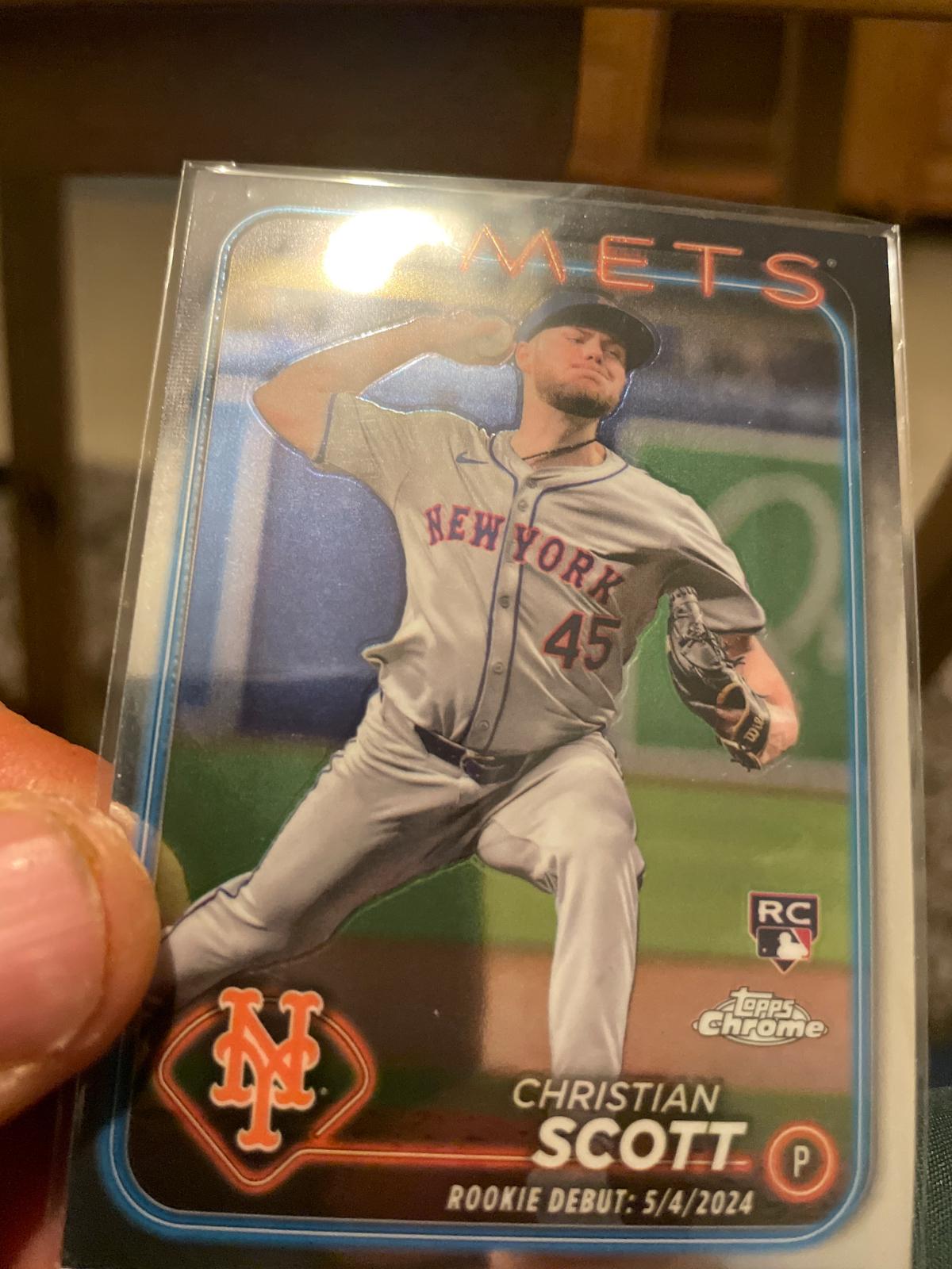 Christian Scott #USC110 Baseball Cards 2024 Topps Chrome Update