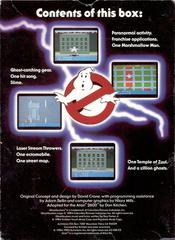 US Back Cover | Ghostbusters Atari 400