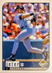 Derek Jeter #115 [Preview Card Variation]  | Derek Jeter Baseball Cards 1999 UD Choice
