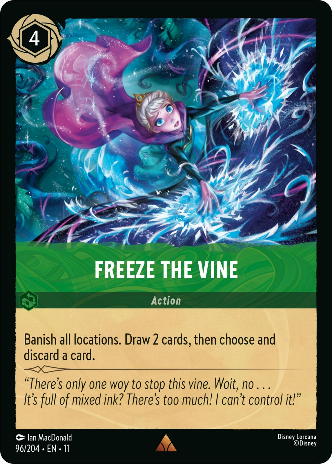 Freeze the Vine #96 Prices | Lorcana Winterspell | Lorcana Cards