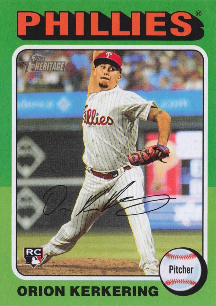2024 Topps Heritage Orion Kerkering #669 card