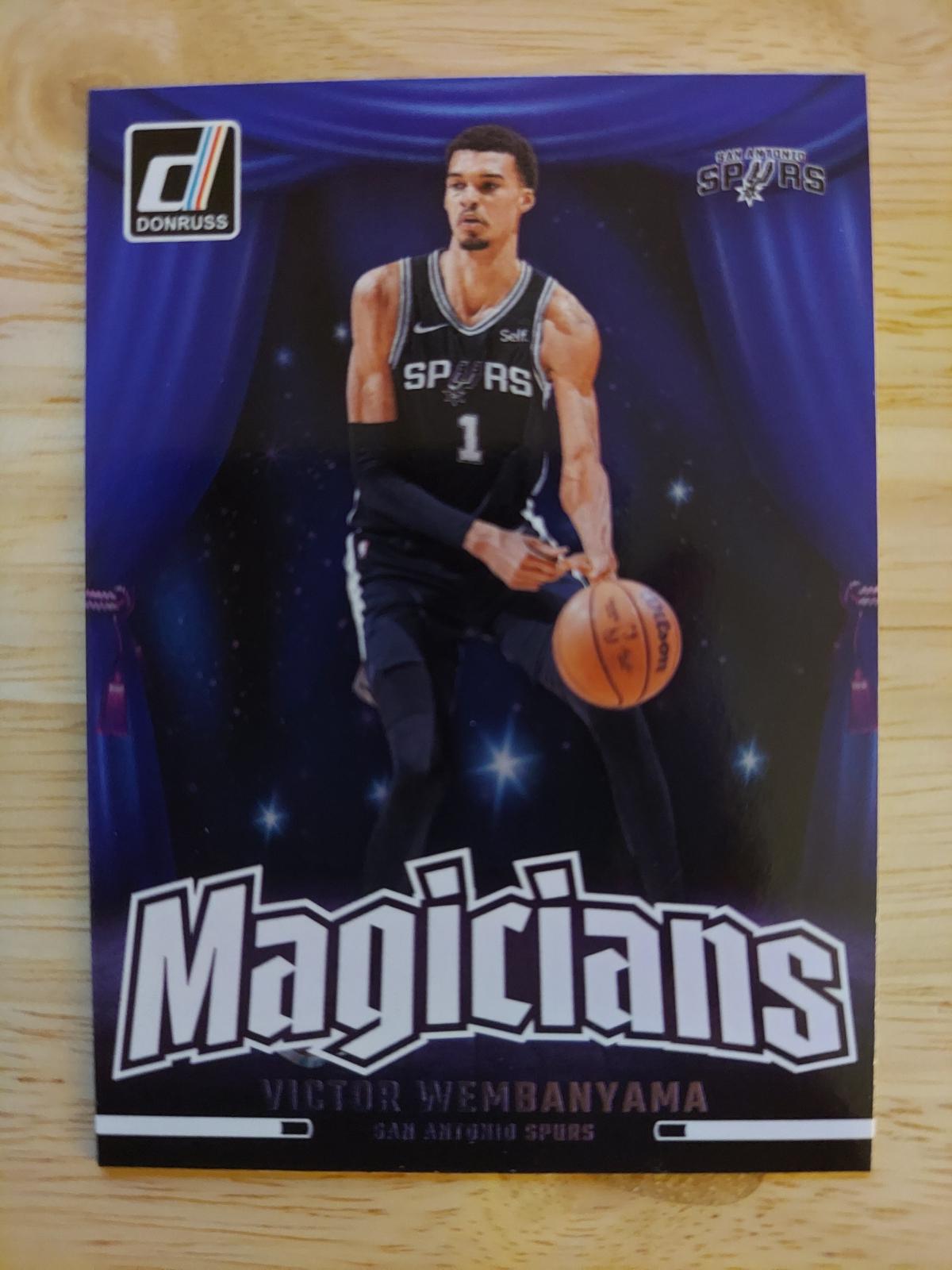 Victor Wembanyama #9 Basketball Cards 2024 Panini Donruss Magicians