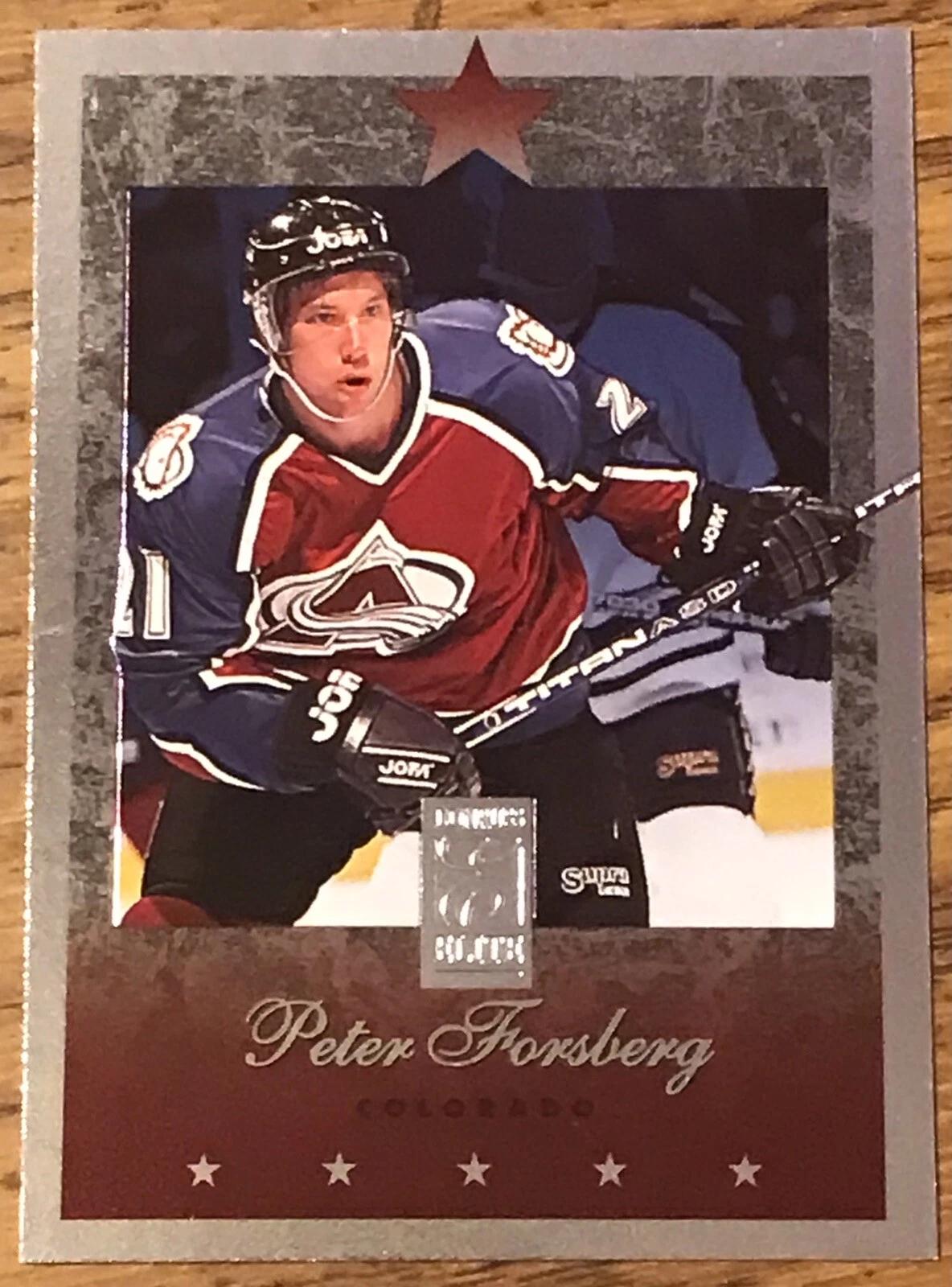Peter Forsberg #39 1995-96 Donruss Elite Hockey