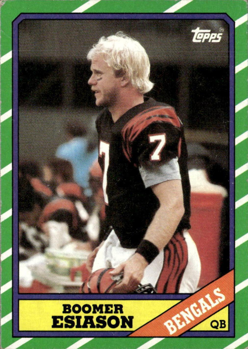 Boomer Esiason #255 Football Cards 1986 Topps