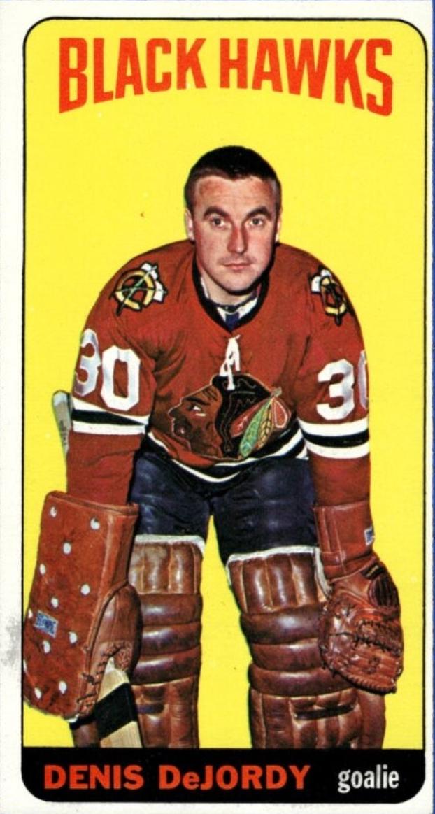 Denis DeJordy #22 Hockey Cards 1964 Topps