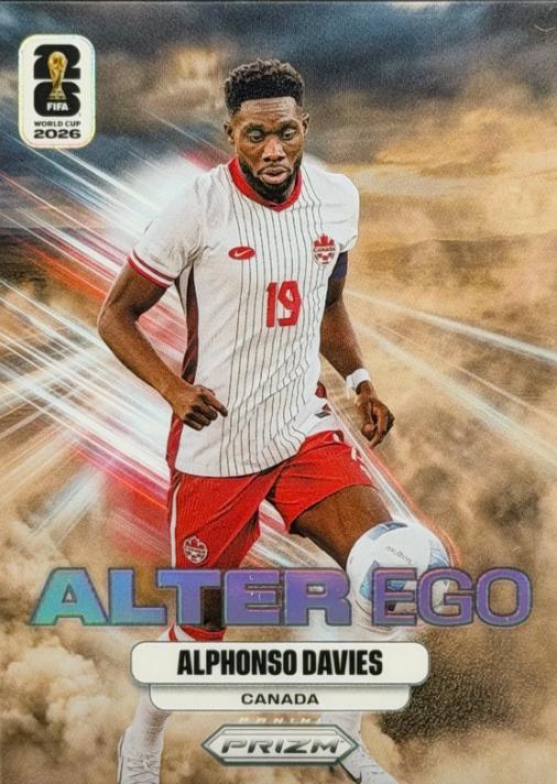 2026 Panini Prizm FIFA Alter Ego Alphonso Davies #2 card