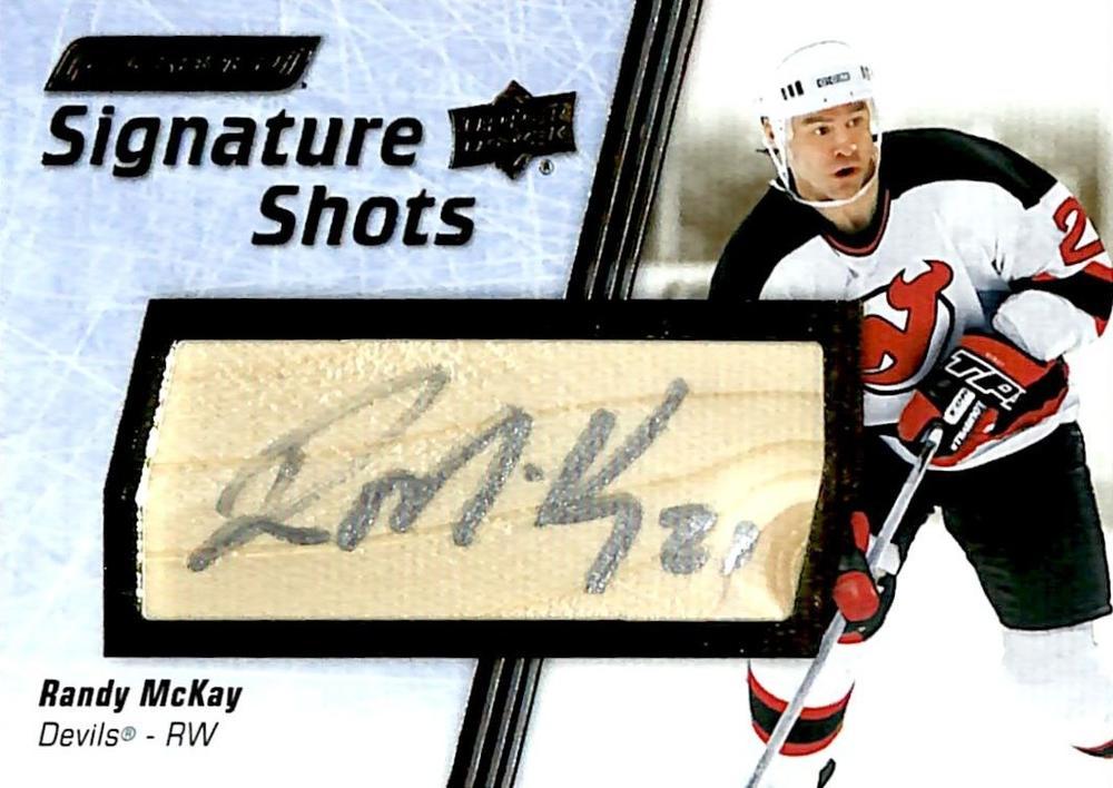 Randy McKay #SS-MC 2024 Upper Deck Engrained Icons Signature Shots Hockey