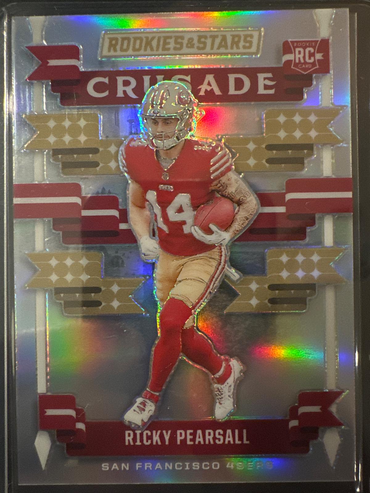 Ricky Pearsall #C-RPL Football Cards 2024 Panini Rookies & Stars Crusade Silver