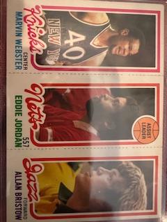 Marvin Webster / Eddie Jordan / Allan Bristow #155 / 172 / 239