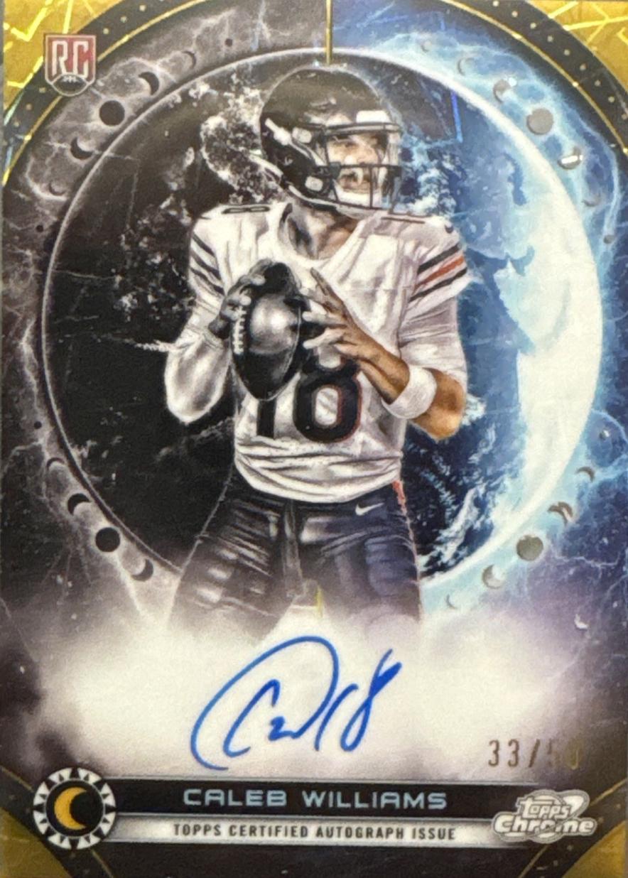 Caleb Williams [Gold Interstellar Refractor] #EQA-CW