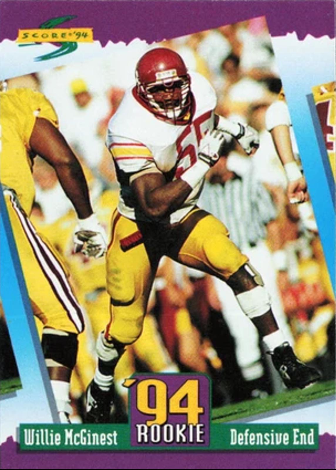 Willie McGinest #285 1994 Panini Score Football