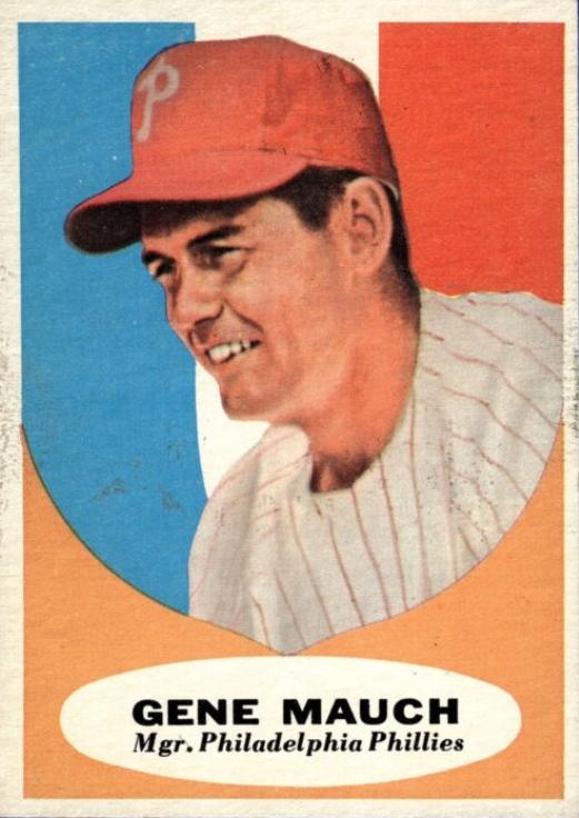 Gene Mauch #219 1961 Topps Baseball