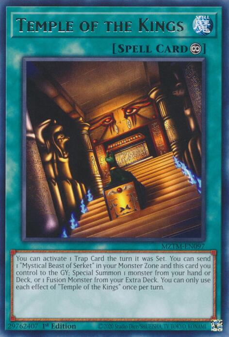 Temple of the Kings MZTM-EN097 YuGiOh Maze of the Master