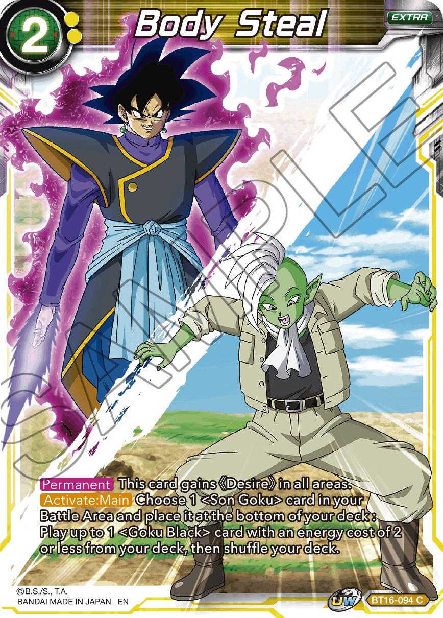 Body Steal BT16-094 Dragon Ball Super Realm of the Gods