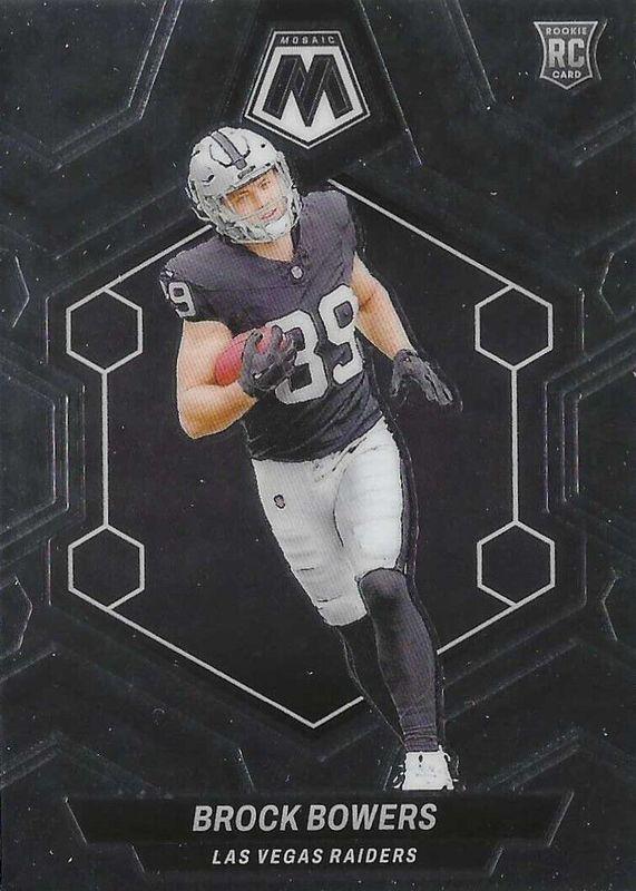 Brock Bowers #313 Football Cards 2024 Panini Mosaic