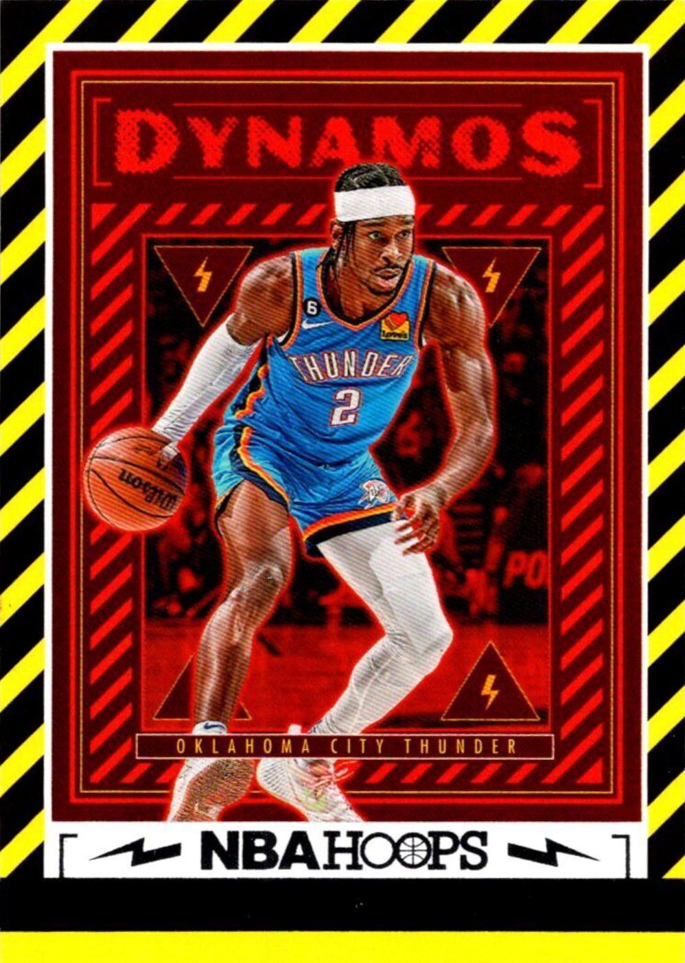 Shai Gilgeous Alexander #6 Basketball Cards 2023 Panini Hoops Dynamos