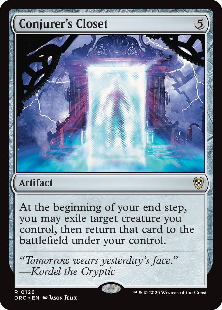 Conjurer's Closet #126 Magic Aetherdrift Commander