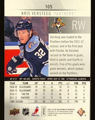 Reverse | Kris Versteeg Hockey Cards 2012 SP Authentic