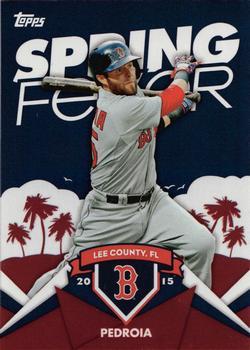 Dustin Pedroia #SF-6 Baseball Cards 2015 Topps Spring Fever