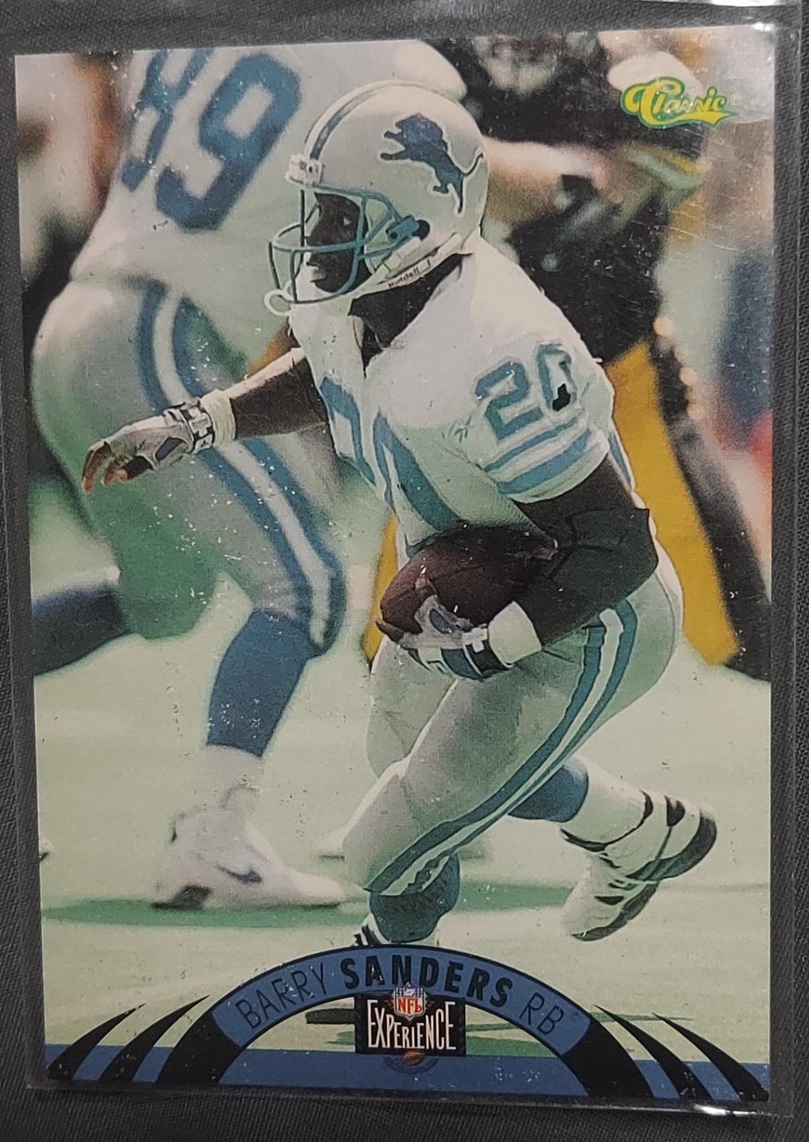 Barry Sanders #11 Football Cards 1995 Classic