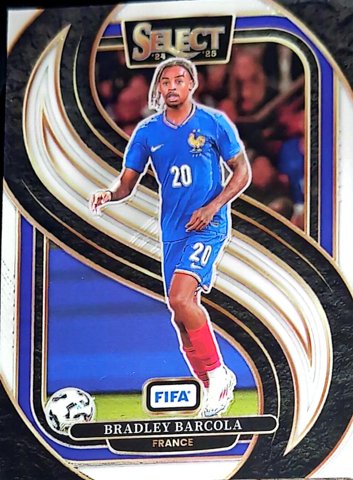 Bradley Barcola #172 2024 Panini Select FIFA