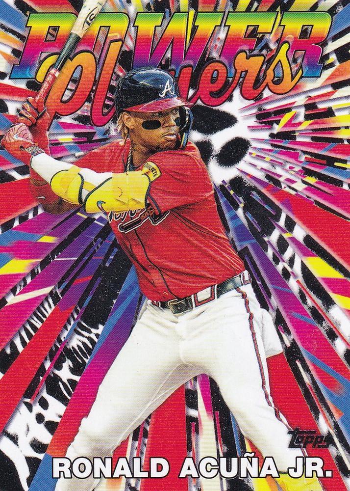 2025 Topps Celebration Mega Box Power Players Ronald Acuna Jr. #PP-3 card