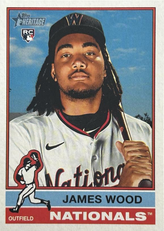 James Wood #231 Baseball Cards 2025 Topps Heritage