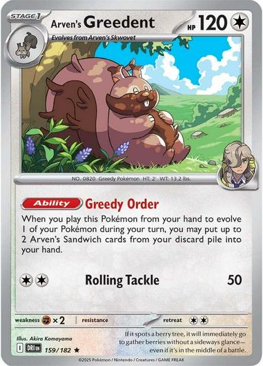 Arven's Greedent #159 Cover Art